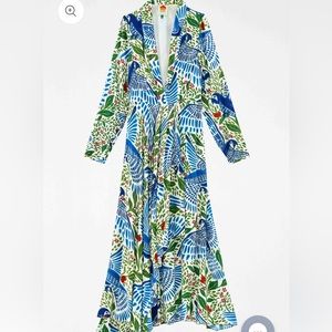 Farm Rio Macaw long dress